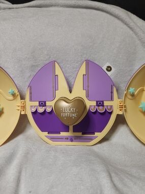 Lucky Fortune Purple and Cream Jewelry Box